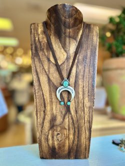 Sonoran Gold Turquoise Naja Necklace (1) by Alex Horst