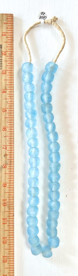 Recycled Glass Beads (Sky Blue)