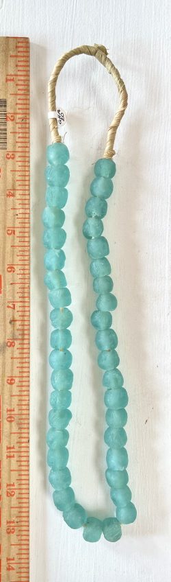 Recycled Glass Beads (Turquoise)