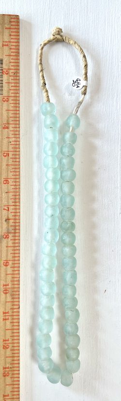 Recycled Glass Beads (Aqua)