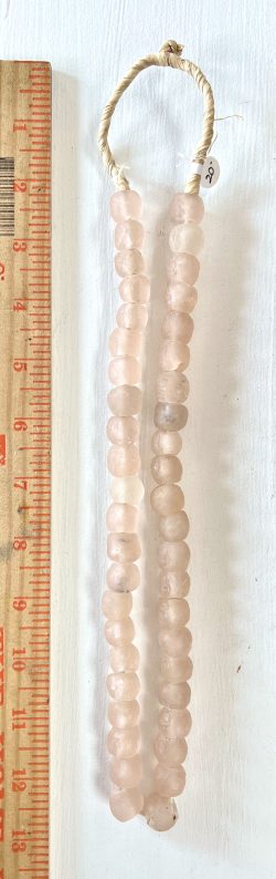 Recycled Glass Beads (Peach)